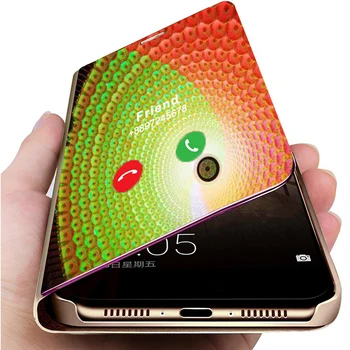 Smart Veidrodis Telefoną Atveju Xiaomi Redmi 9 Pastaba Pro 8 8T 7S 6, 5A S2 3 4 6A 7A 8A 5 Plus EITI A2 Lite K30 Pro K20 9T 10X 5G Dangtis