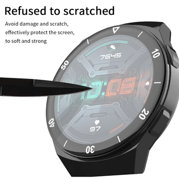 Smart Žiūrėti Reikmenys Huawei GT 2E 46MM 3D Išlenkti Minkštas Kino GT2E GT2 E Smartwatch Visą Grūdinto stiklo Apsaugos Atveju