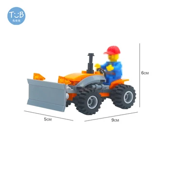 Smulkūs Statybiniai Blokai Inžinerijos Modelis Suderinamas Ekskavatorių Gręžimo Sunkvežimių Asamblėjos Švietimo Žaislai Vaikams Baby