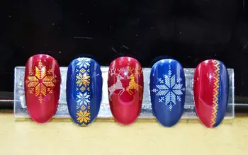 Snaigės 3D Lipdukai Nagams Linksmų Kalėdų Nagų Lipduką Folija Lipdukai Nauji Metai Nagų Dailės Dekoracijas, Manikiūro Reikmenys