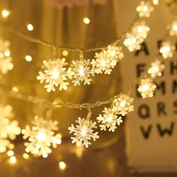 Snaigės LED Šviesos Linksmų Kalėdų Medžio Dekoracija Namuose 2020 Kalėdų Papuošalai Noel Navidad Kalėdų Dovana Naujųjų Metų 2021