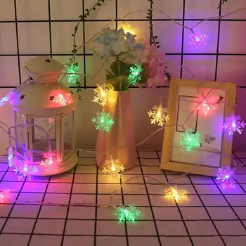 Snaigės LED Šviesos Linksmų Kalėdų Medžio Dekoracija Namuose 2020 Kalėdų Papuošalai Noel Navidad Kalėdų Dovana Naujųjų Metų 2021