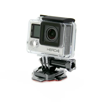 SnowHu už GoPro Priedai 360 Laipsnių Besisukantis Šalmas Mount 3M klijuojamas Lipdukas, skirtas go pro Hero 9 8 7 6 5 4 Yi 4K vaizdo kamera GP92