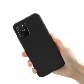 Soft case for Samsung galaxy A51 padengti 4G 5G raudonos, žalios juoda rausva skaidrus skaidrus silikoninis dangtelis, skirtas 
