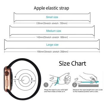 Solo Kilpa Dirželis Apple Žiūrėti Juosta 38mm 42mm iWatch Elastinga Silikoninė apyrankė 