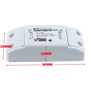 Sonoff RF WiFi Smart Switch 433Mhz RF Imtuvas Smart Home 