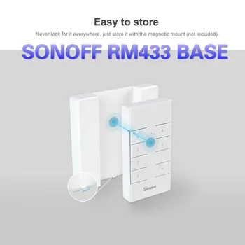 Sonoff RM433 Nuotolinio 8 Mygtuką, RF Nuotolinio Valdymo Bazė yra Viena Pagrindinių Porą Lengva Įdiegti Dirba su 433Mhz Sonoff Smart Home Jungikliai