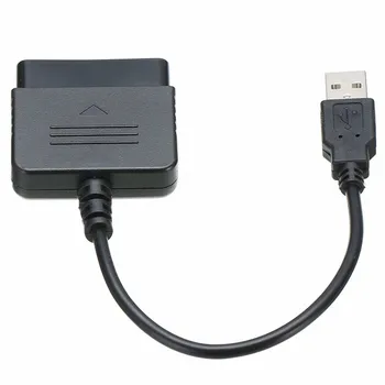 Sony PS1 PS2 PlayStation Dualshock 2 Joypad GamePad iki 3 PS3 PC USB Žaidimų Valdiklio Plokštę Keitiklio Kabelį, be Vairuotojo