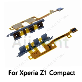 Sony Xperia Z Z1 Z2 Z3 Z4 Z5 Kompaktiškas Premium Plius Originalus Power Flex Tūris Pusėje Mygtukas Mygtukas Mikrofonas Juostelė Flex Kabelis