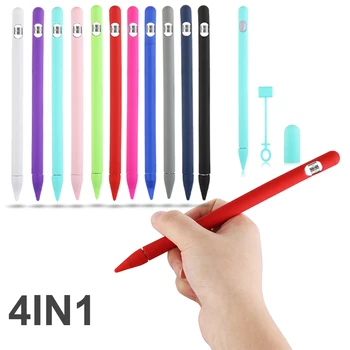 Spalvinga Minkšta Silikoninė Stylus Pen For Apple Pieštuko Atveju Touch 