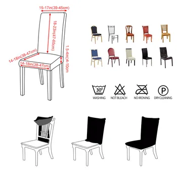 Spandex Ruožas Kėdė Padengti Gėlių Spausdinti Nuimamas Anti-purvinas Kėdės Apima Augalų Lapų, Gėlių Modelio Kėdės Apima