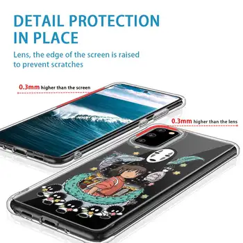 Spirited Away Minkštos TPU telefono dėklas Samsung S9 S10 S8, S7 S20 Plus Ultra S10E A50 A51 A71 A70 A20 A10 A40 PASTABA 10 9 8 Plius 