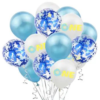 Spurgos formos 16 colių laišką aliuminio folija balionas 1 metų gimtadienio balionas apdaila 1 kūdikių krikštas latekso balionas
