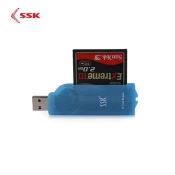 SSK Universalus Didelės Spartos USB2.0 CF Kortelių Skaitytuvas Compact Flash Card Reader for PC Nešiojamas Kompiuteris SCRS028
