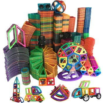 Standartinio dydžio Magnetiniai Blokai Žaislai 11 Skirtingų tipų Vaikai Plastiko 