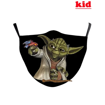 Star Wars Anime Suaugusiųjų Vaikas FLITER Kaukė Lukas Skaivokeris Yoda Han Solo Daugkartinio naudojimo Cosplay Kaukės Apsauginį Dangtelį galima Skalbti Mascarilla
