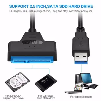 Startech USB 3.0 SATA 3 Kabelis Sata į USB Adapteris su 2,5 colio SATA III Kietojo Disko Adapteris Kabelis kompiuterio kabelis, jungties
