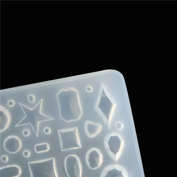 Stačiakampis Cabochon Silicio Sieniniai Klojiniai Dėl Epoksidinės Dervos kristalų 43 Modelius Pelėsių Priėmimo Papuošalai, įrankiai Meno Priėmimo 