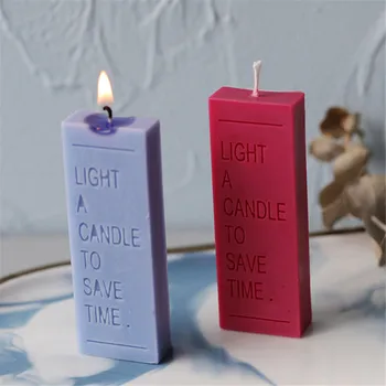 Stačiakampis Laišką Žvakė Pelėsių INS Populiarus Stilius Kvapus 3D 