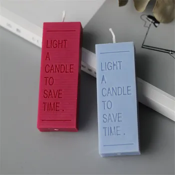 Stačiakampis Laišką Žvakė Pelėsių INS Populiarus Stilius Kvapus 3D 
