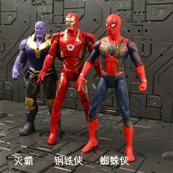 Stebuklas Keršytojas 3 begalybės karo Filmą Anime Super Herojai Kapitonas Amerika Ironman thanos hulk thor Superhero Veiksmų Skaičius Žaislas
