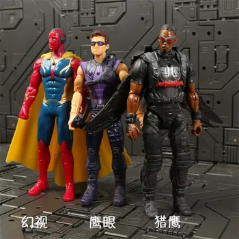 Stebuklas Keršytojas 3 begalybės karo Filmą Black Panther Super Herojai Kapitonas Amerika Ironman žmogus-Voras hulk thor Veiksmų Skaičius, Žaislai