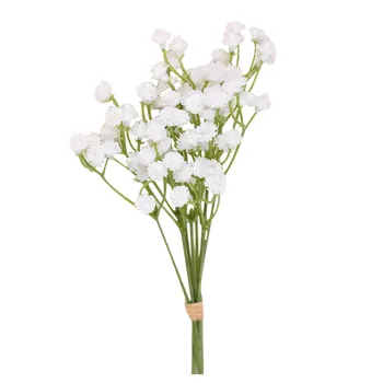 Stilingas Ir Gražus Dirbtinės Baltos Gypsophilas Gėlių Netikras Šilkas, Už Vestuves Puokštė Namų Puošybai Darbalaukio Vaza Dekoras