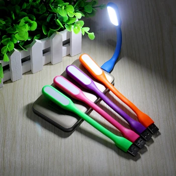 Sulankstomas Super Šviesus USB Led Knygą Šviesos Nešiojamų Lempa Šviesos 5V 1.2 W Stalo Lempa Galios Kompiuteris, Nešiojamas Naktinis Apšvietimas