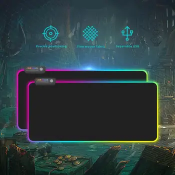 Super-didelio Šviesos skleidimo Klaviatūros Mygtukai Pusėje-užfiksuota Žaidimas Pelės Mygtukai Sutirštės Septynių spalvų RGB LED Žibintai Kompiuteris Gamer