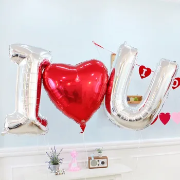 Super didelis laišką balionas grandiozinis Renginys vestuvių dekoro anniversaire gimtadienio dekoracijos vaikams ir suaugusiems 40 colių folija balionai