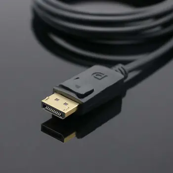 Super Ilgas 1.8 Metrų Display Port DP Vyras į HDMI suderinamus Kabelio Adapteris Keitiklio Kabelį, 4K Nešiojamas PC HD TV Konverteris