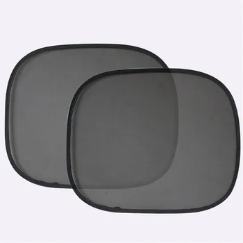 Super Kokybės 2vnt Juodosios Pusės Automobilio Saulės Atspalvių Galinis Langas, Stoglangis Padengti Akių Skydelis Shield Ekrano Interjero UV apsauga vaikams