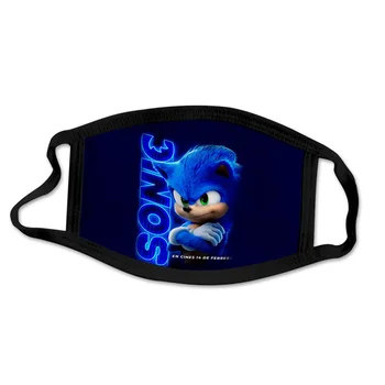 Super Sonic the Hedgehog Kaukė Vėjo, bei apsauga nuo dulkių 3D Spausdinimo Skalbti Animacinių filmų Kaukės Vaikams ir Suaugusiems, Cosplay Kostiumas