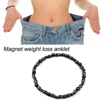 Svorio juoda magnetas Anklet Magnetinė Terapija Anklet Sveikatos Priežiūros Magnetinio Ruožas Anklet Vyrams, Moterims