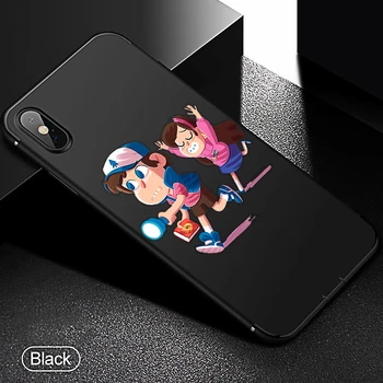 Svorio Kritimo Telefono dėklas Animacinių filmų Naujas Padengti Sotf Tpu Juodas Iphone 12Pro Mini 11Pro Max Se2020 6s 6 7 8 plius 5s, 5 X XS XR Xsmax