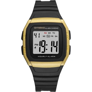 SYNOKE Sporto Laikrodžiai Reloj Skaitmeninis Hombre Gyvenimo Vandeniui Žiūrėti Žmogus LED Skaitmeninis Plastiko Atsitiktinis Laikrodį Dovanų Relog Hombre