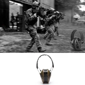 Tactical Force Rankų įrangą, Triukšmo slopinimo, Sulankstomas Medžioklės Šaudymo Ausinių Anti-triukšmo Earmuff Klausos apsaugos priemonės