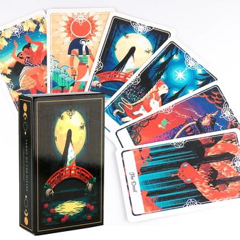 Taro Dieviškojo Denio ir Vadovas Įkvėpė Dievybių Folkloras ir Pasakos iš Viso Pasaulio Taro Kortų Žaidimas