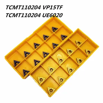 TCMT110204 VP15TF TCMT110204 UE6020 karbido įrankis CNC tekinimo įrankis tekinimo įrankis metalo tekinimo įrankiai, TCMT110204 tekinimo įrankis