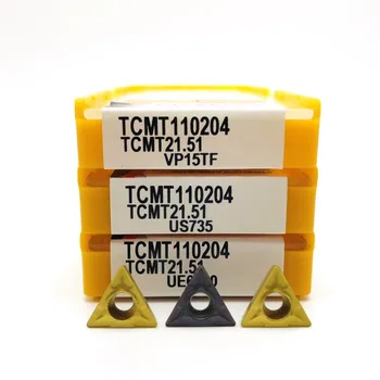 TCMT110204 VP15TF TCMT110204 UE6020 karbido įrankis CNC tekinimo įrankis tekinimo įrankis metalo tekinimo įrankiai, TCMT110204 tekinimo įrankis
