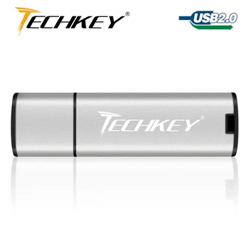 Techkey usb flash drive 32gb pen drive 64gb 16gb 8gb 4gb spalvinga flash disko cle usb Saugojimo įrenginys High-Speed atminties kortelė