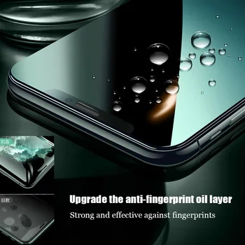 Telefonas Screen Protector, iPhone 7 Plius 8 6 6S SE 2020 9D Grūdintas Stiklas iPhone Pro 11 12 Pro X XS Max XR Apsauginis Stiklas