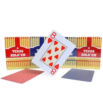 Texas Hold ' em PVC Pokerio Kortos Vandeniui Kortos Black Jack Plastiko Žaidimo Kortų Pokerio stalo Žaidimo Kortelės 2.48*3.46 colių