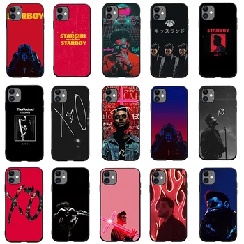 The Weeknd TPU Telefono Viršelis skirtas Apple iPhone 6 6S 7 8 Plius 5 5S SE X XS 11 Pro MAX XR silikono Minkštas Atveju
