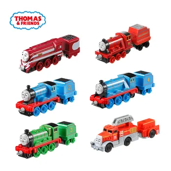 Thomas ir Draugai Gator James Variklio Gordonas Henry Belle Mini Traukiniai, Geležinkelio Priedai Klasikinis Metalo Diecast Automobilių Vaikams, Žaislai