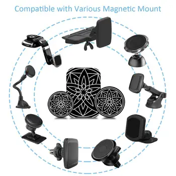 Tongdaytech Automobilinis Telefono Laikiklis Metalo Plokštė Magnetinis Lipdukas Stovi Magnetas Geležies Lakštai Automobilių Mount Support Išmanųjį Telefoną Voiture