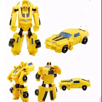 Transformacijos Mini Automobilių Vaikas Klasikinis Robotas Automobilis Žaislų Veiksmo ir Žaislas Duomenys Plastinės Deformacijos Berniukai, Dovanos Vaikams, žaislų, dovanų