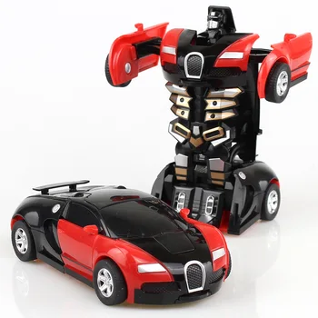 Transformacijos Žaislas Automobilių Susidūrimo Keičia Robotas Modelio automobilių Žaislas Mini Deformacijos Automobilio Inercinių Geriausias Žaislas Vaikams Berniukas Dovana