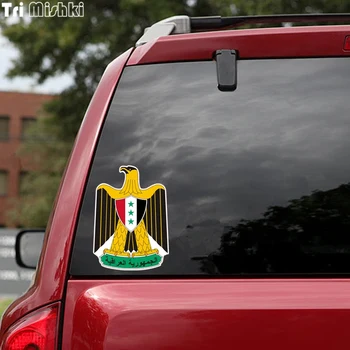 Tri Mishki WCS154 13x17.7cm herbas Irako automobilių lipdukas Bundesadler juokinga, spalvinga automobilių lipdukai, auto, automobilių lipdukai