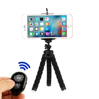 Trikojai trikojo Mobiliojo telefono vaizdo kameros savininkas Įrašą išmanųjį telefoną monopodzie žarnų stovėti 
